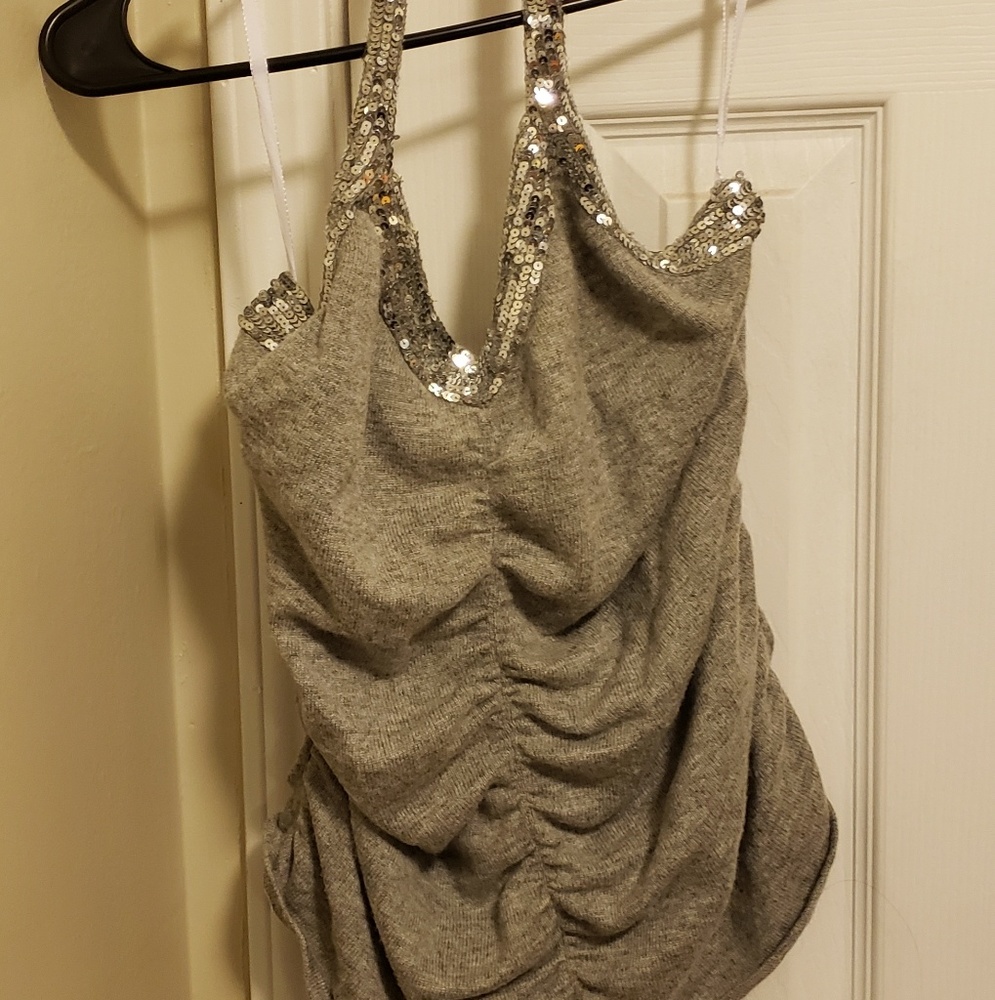 ACROBAT Sequin halter